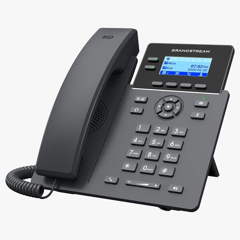هاتف IP جراندستريم يدعم خطين SIP