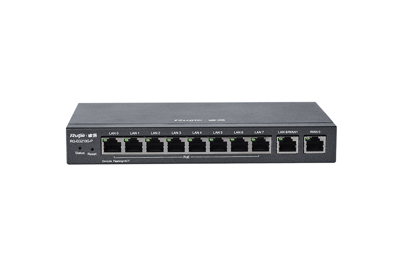 Ruijie Reyee RG-EG210G-P Cloud-Managed Router with PoE Support.