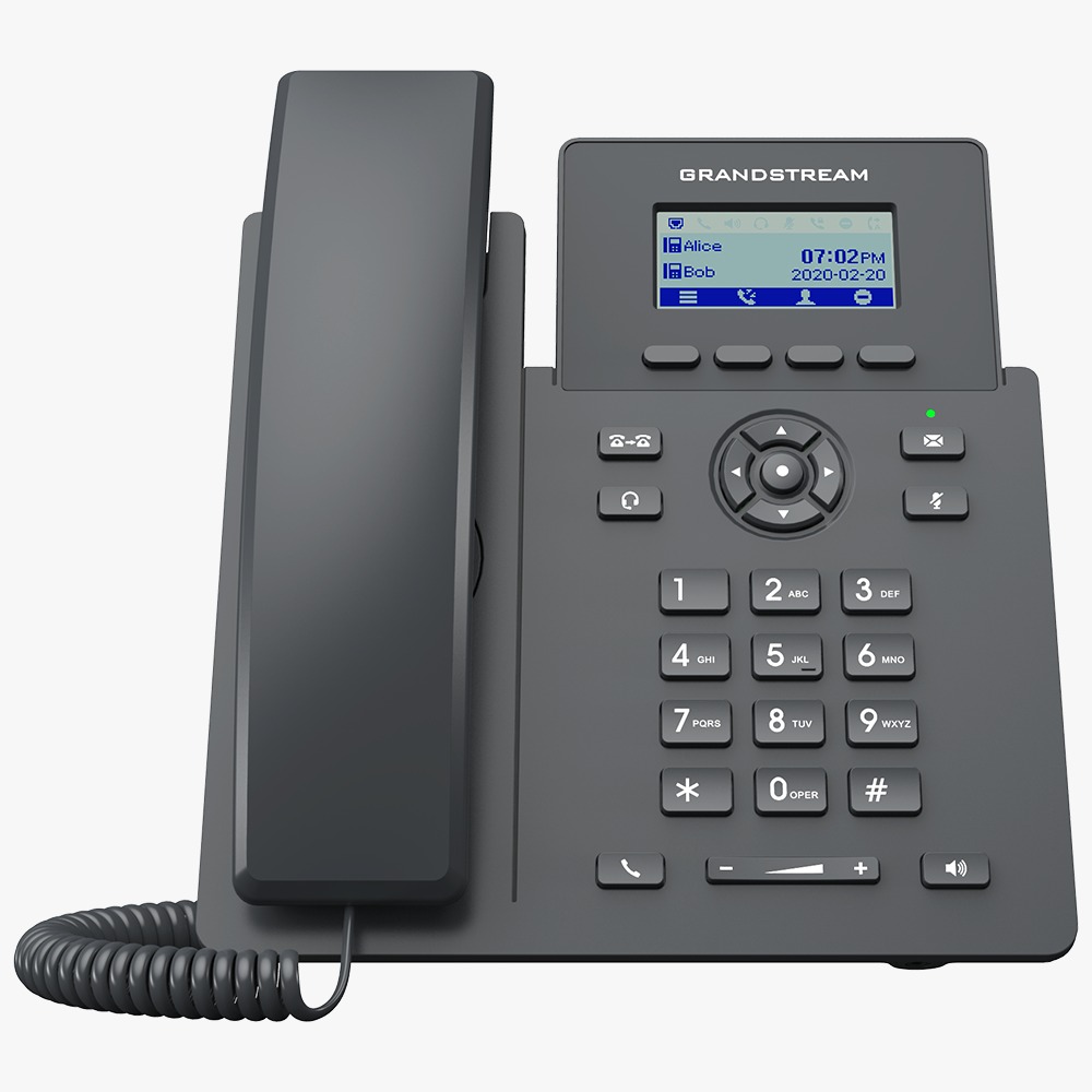 هاتف IP مكتبي Grandstream GRP2601P (يدعم PoE) بيسك