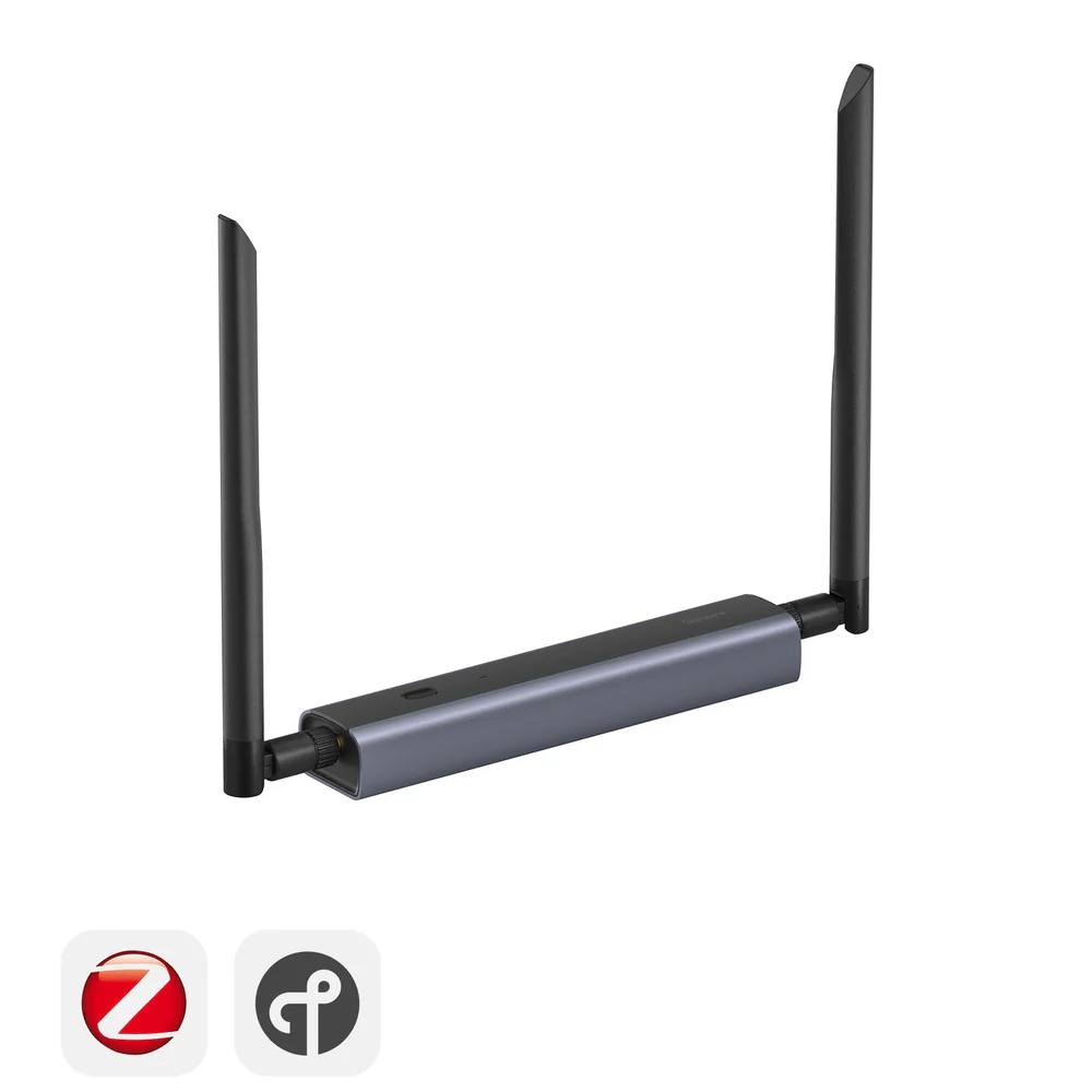 محول USB/Zigbee بشبكة Wi‑Fi وPoE للمنزل الذكي