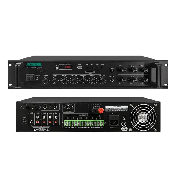 DSPPA 350W 6 Zones Mixing Amplifier