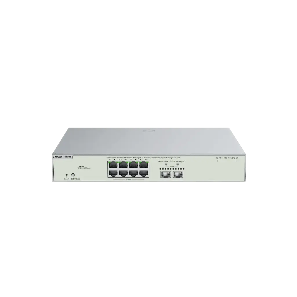سويتش ريجي ريي 8 منافذ مالتي جيجابت إدارة L3 مع PoE