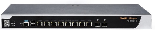 [RG-NBR6210-E] 8x10/100/1000 Base-T ports, 2x100/1000 Base-X ports,.
