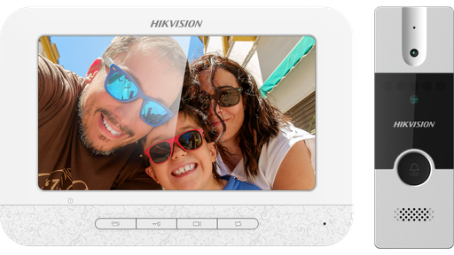 Hikvision 4-Wire Video Intercom Kit – 7" Monitor